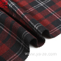 plaid flannel woven wool fabric for cloth